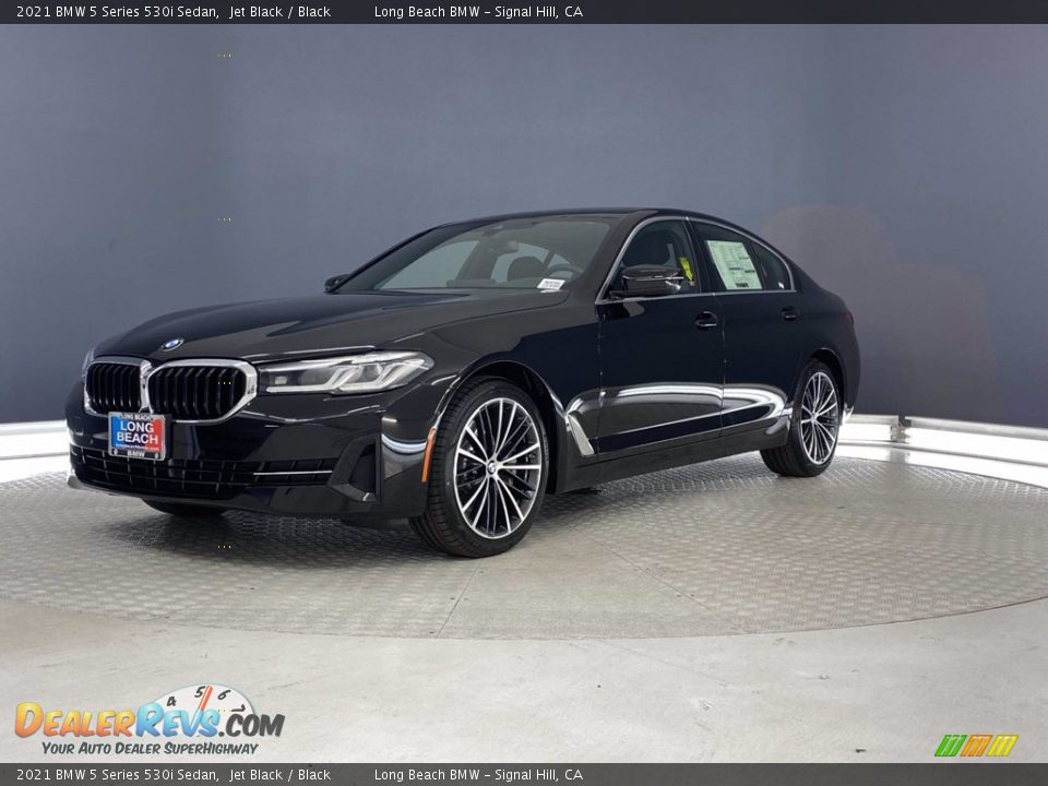 2021 BMW 5 Series 530i Sedan Jet Black / Black Photo #5