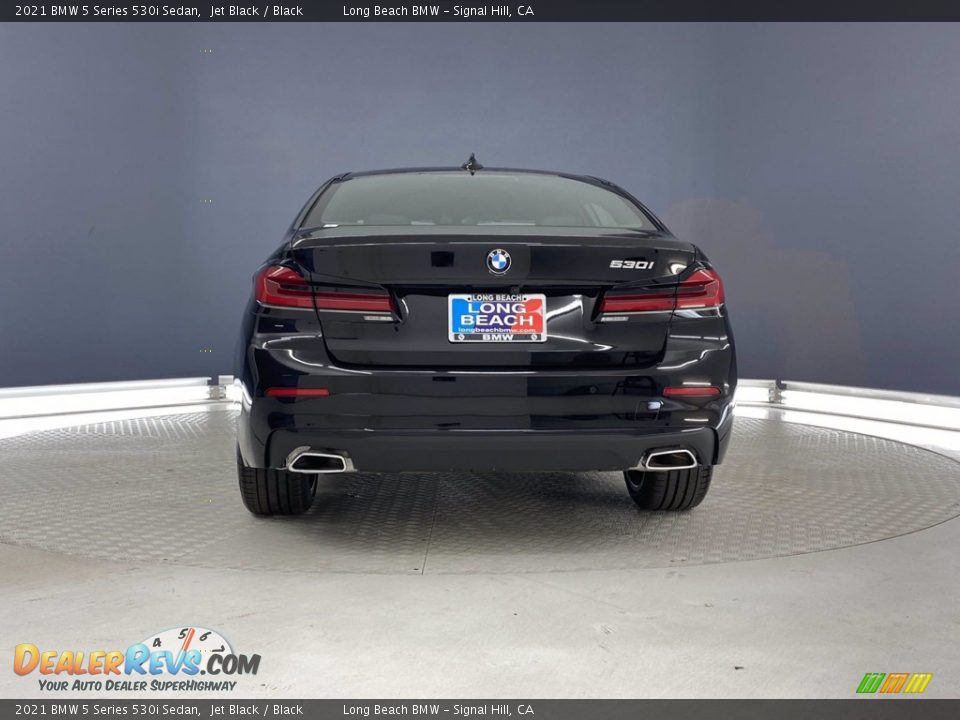 2021 BMW 5 Series 530i Sedan Jet Black / Black Photo #8