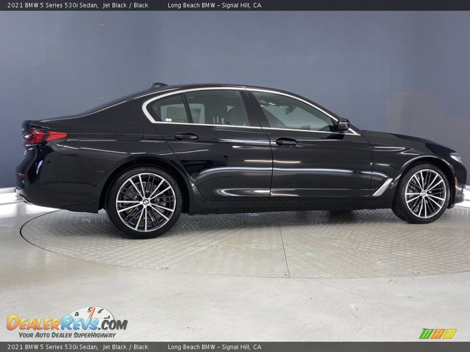 2021 BMW 5 Series 530i Sedan Jet Black / Black Photo #10