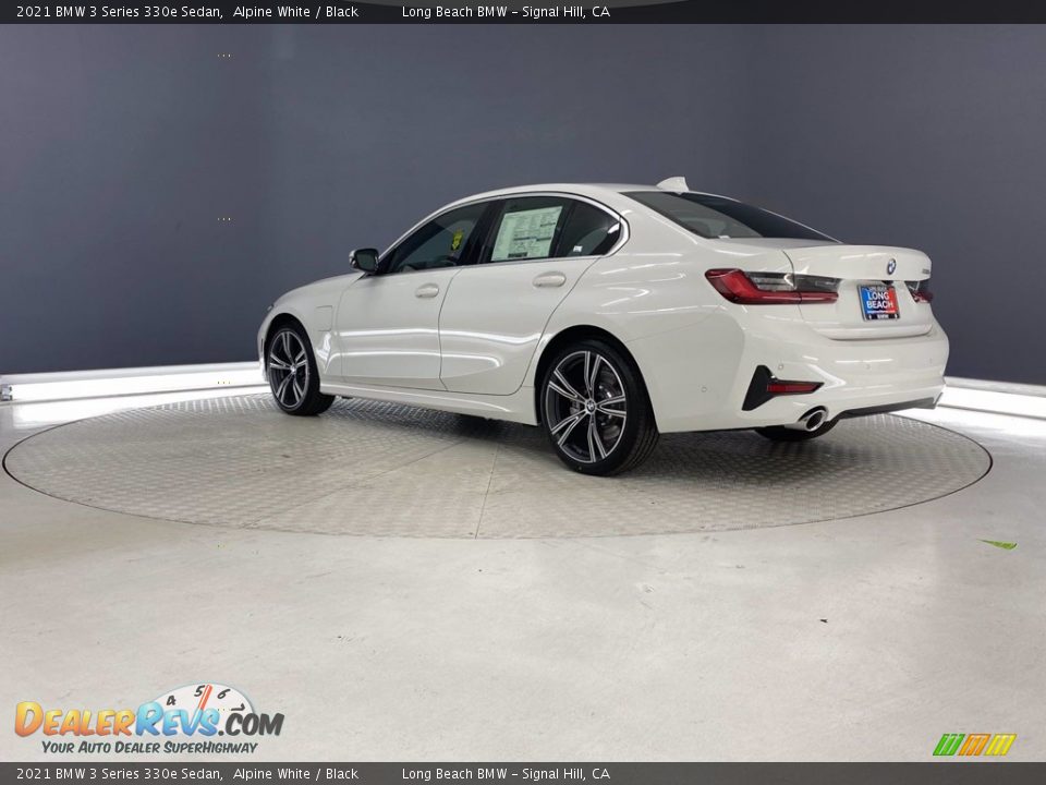 2021 BMW 3 Series 330e Sedan Alpine White / Black Photo #8