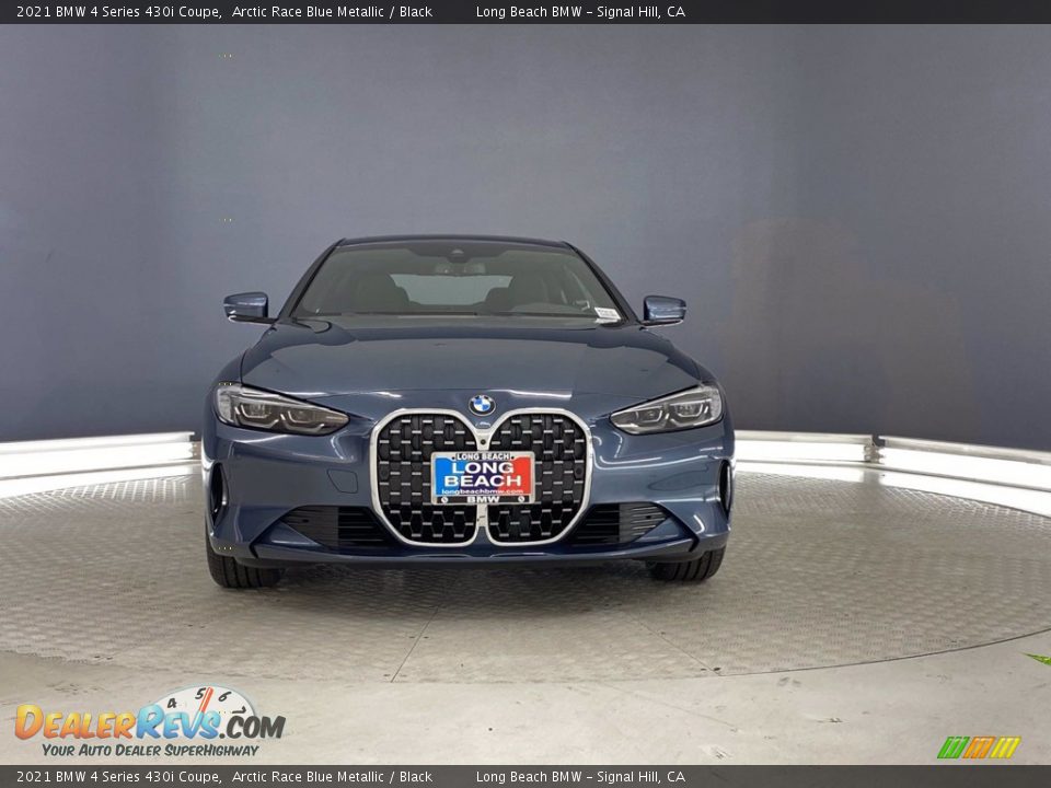 2021 BMW 4 Series 430i Coupe Arctic Race Blue Metallic / Black Photo #4