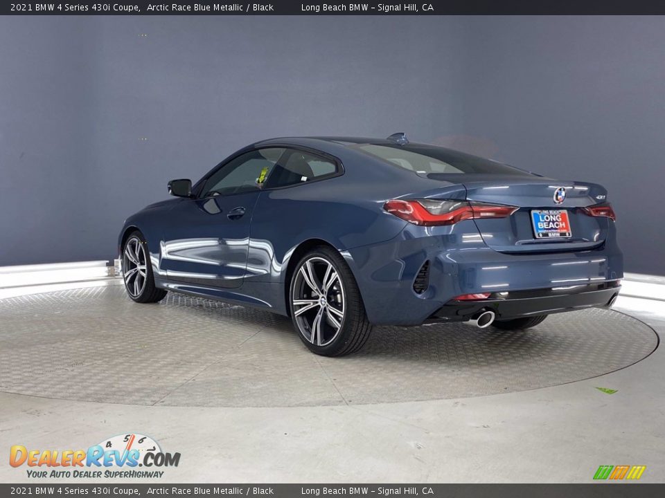 2021 BMW 4 Series 430i Coupe Arctic Race Blue Metallic / Black Photo #8