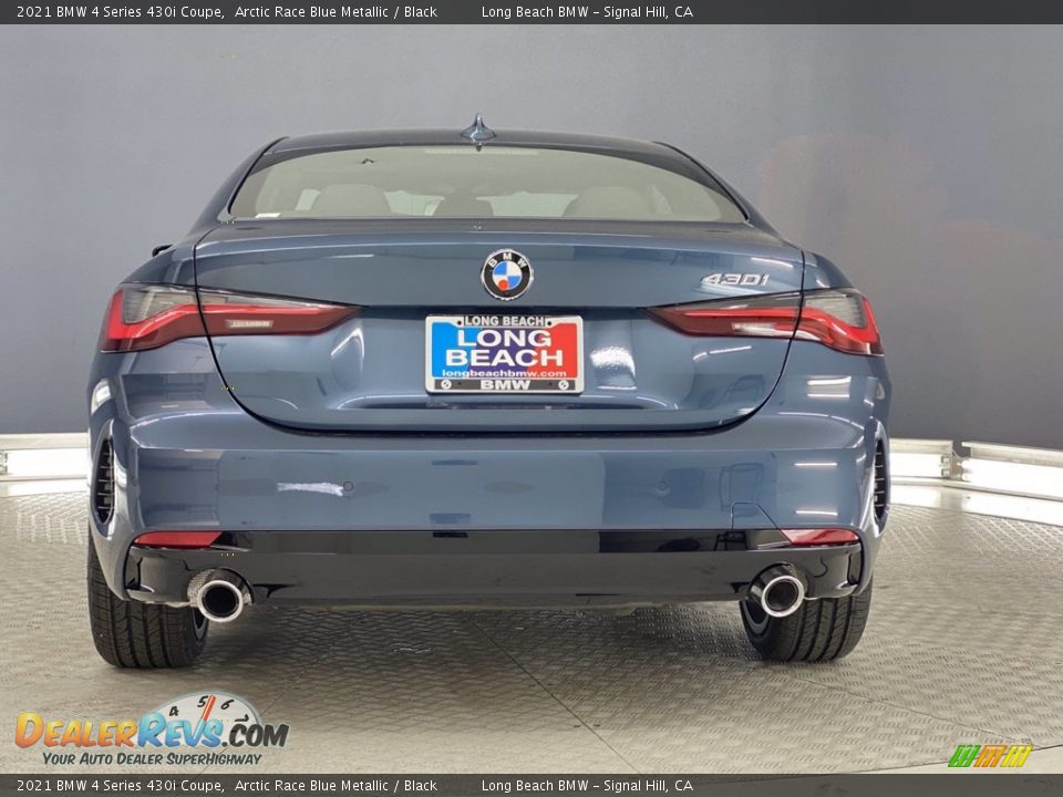 2021 BMW 4 Series 430i Coupe Arctic Race Blue Metallic / Black Photo #10