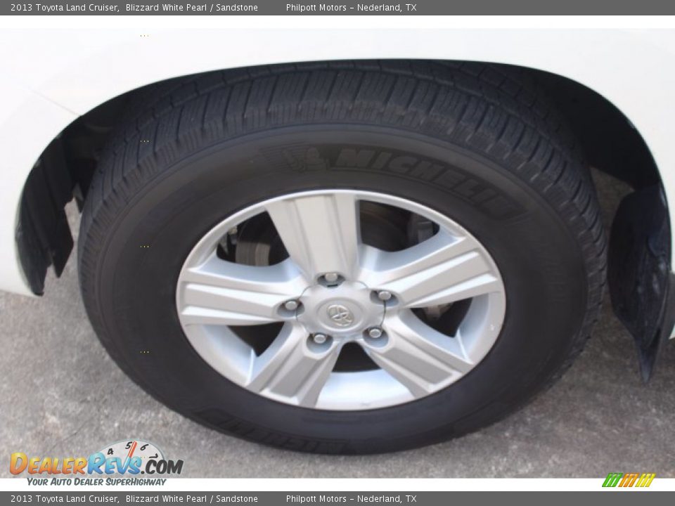 2013 Toyota Land Cruiser Blizzard White Pearl / Sandstone Photo #6