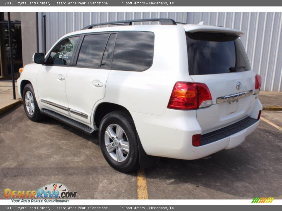 2013 Toyota Land Cruiser Blizzard White Pearl / Sandstone Photo #7