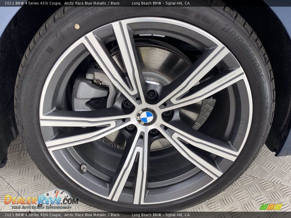 2021 BMW 4 Series 430i Coupe Arctic Race Blue Metallic / Black Photo #13