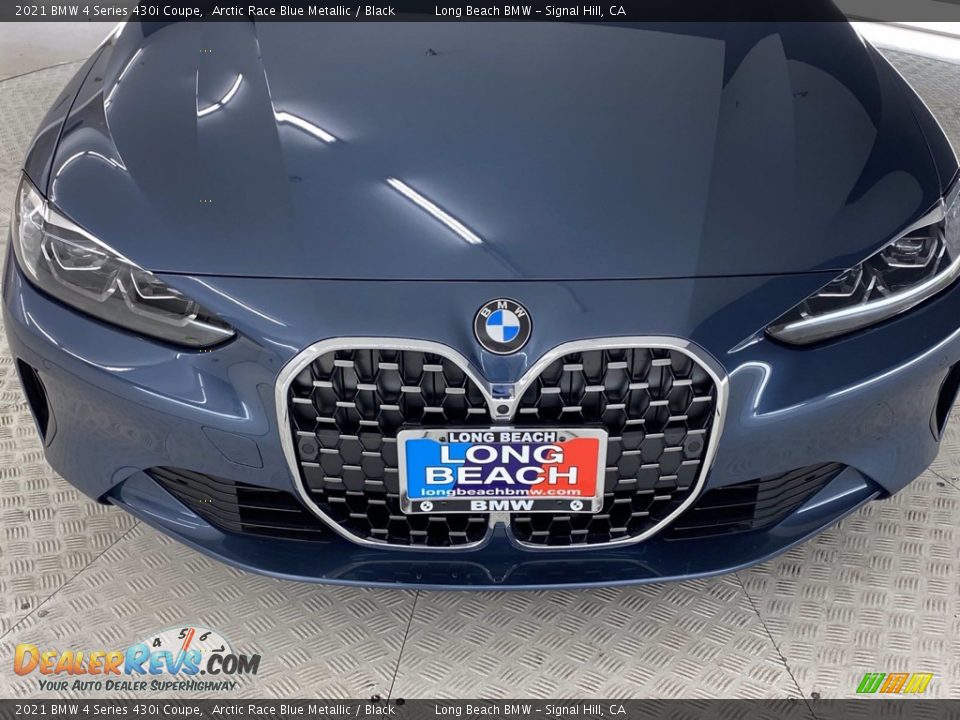 2021 BMW 4 Series 430i Coupe Arctic Race Blue Metallic / Black Photo #14