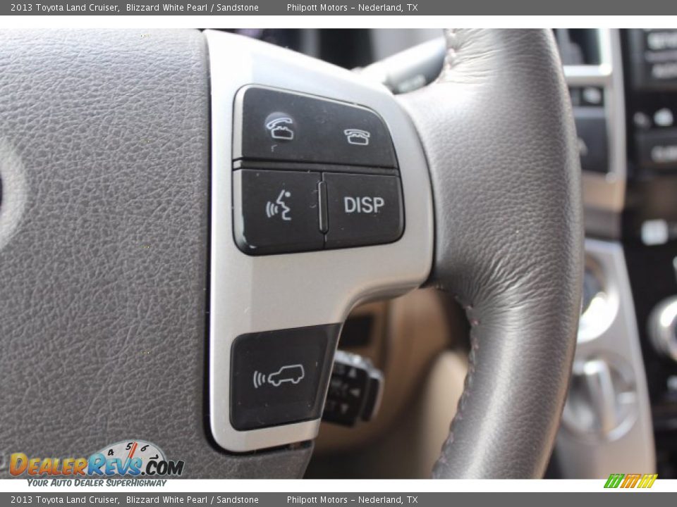 2013 Toyota Land Cruiser Blizzard White Pearl / Sandstone Photo #13