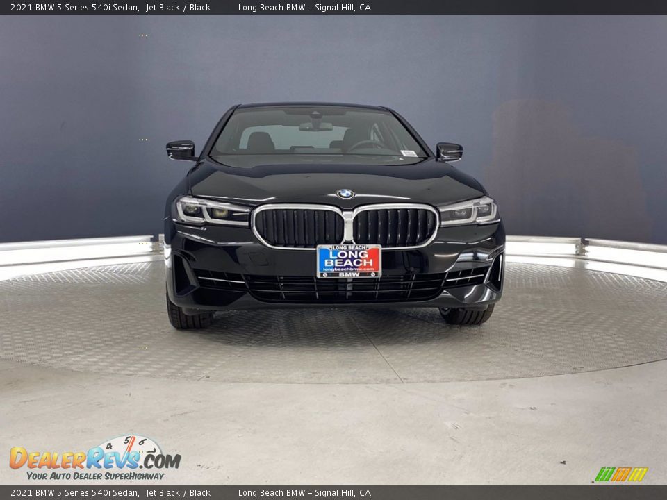 2021 BMW 5 Series 540i Sedan Jet Black / Black Photo #5