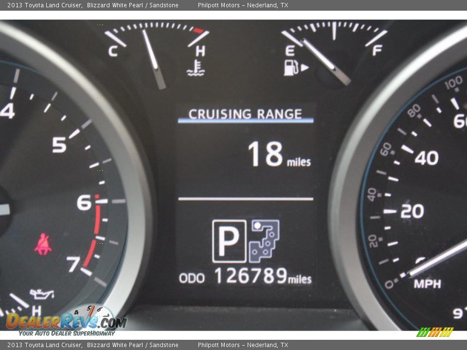 2013 Toyota Land Cruiser Blizzard White Pearl / Sandstone Photo #15