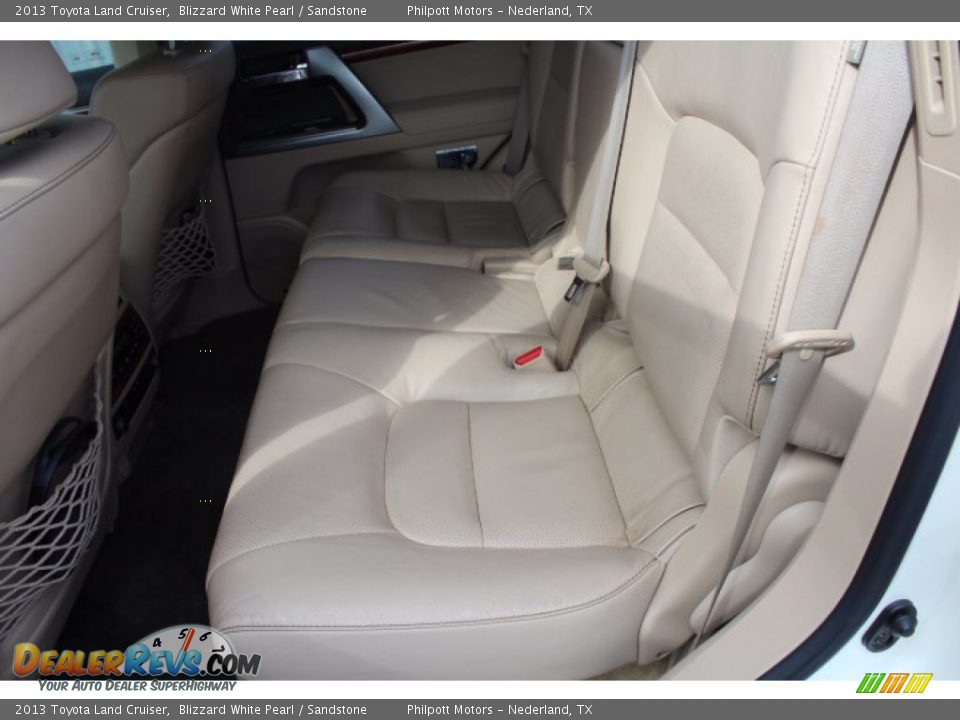 2013 Toyota Land Cruiser Blizzard White Pearl / Sandstone Photo #22