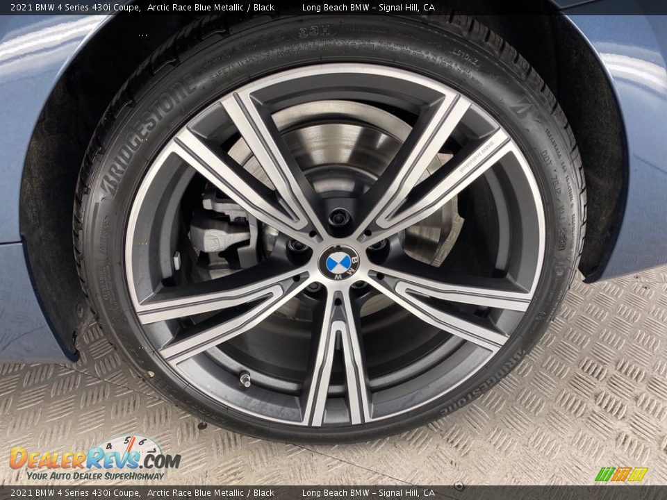 2021 BMW 4 Series 430i Coupe Arctic Race Blue Metallic / Black Photo #26