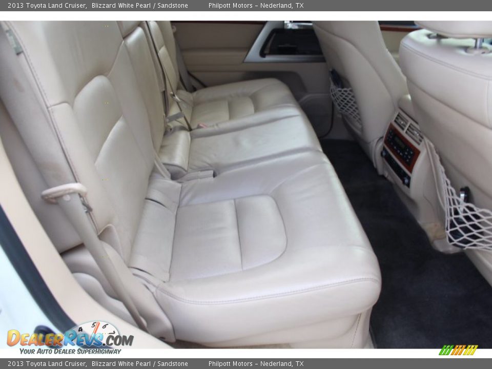 2013 Toyota Land Cruiser Blizzard White Pearl / Sandstone Photo #27