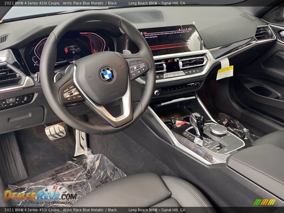 2021 BMW 4 Series 430i Coupe Arctic Race Blue Metallic / Black Photo #2