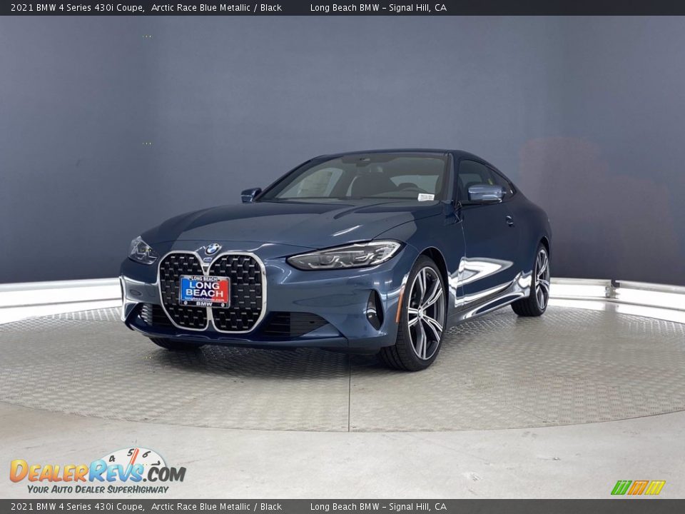 2021 BMW 4 Series 430i Coupe Arctic Race Blue Metallic / Black Photo #5