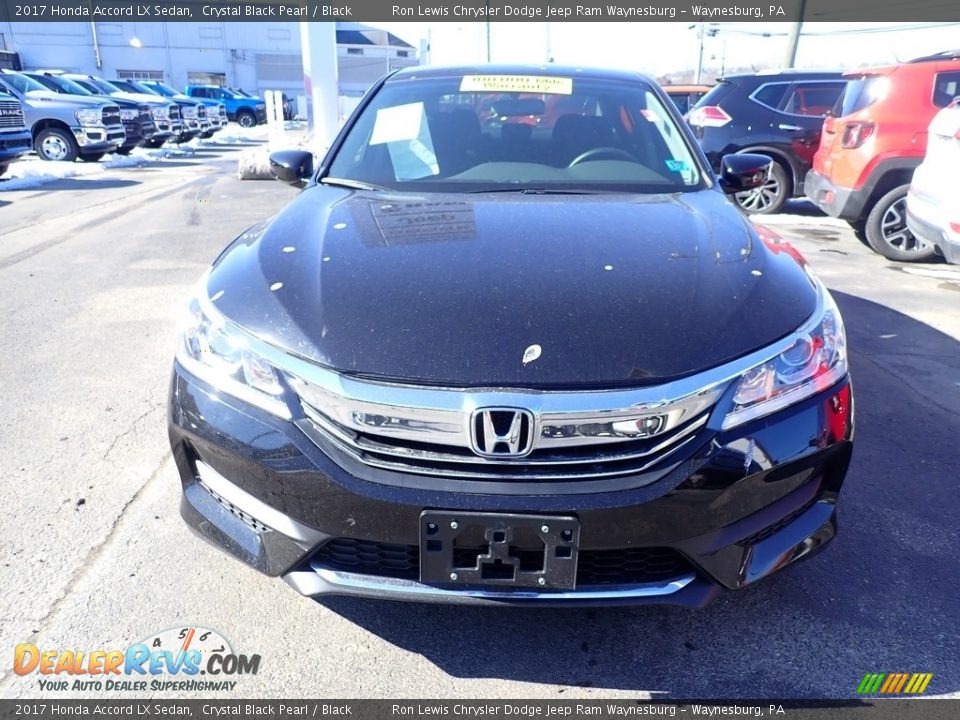 2017 Honda Accord LX Sedan Crystal Black Pearl / Black Photo #8