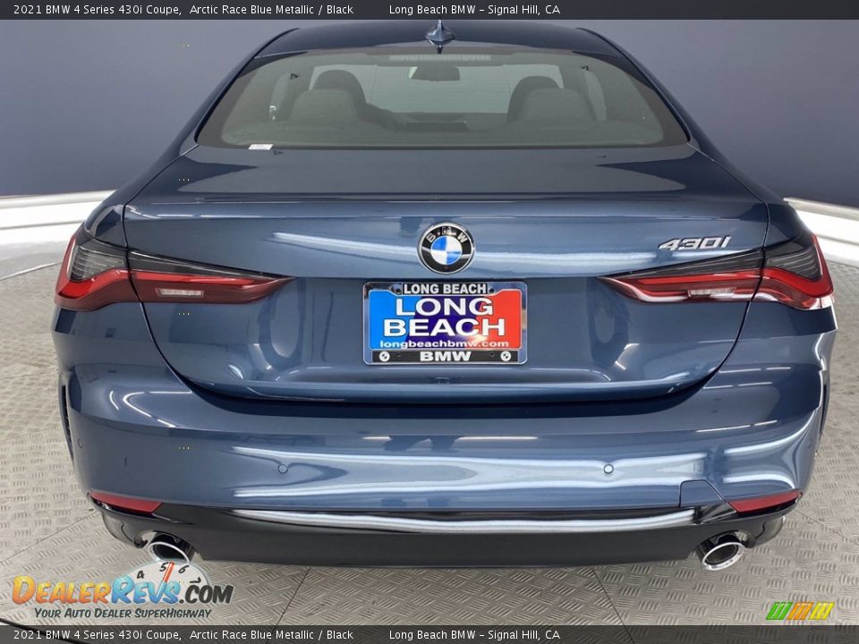 2021 BMW 4 Series 430i Coupe Arctic Race Blue Metallic / Black Photo #9