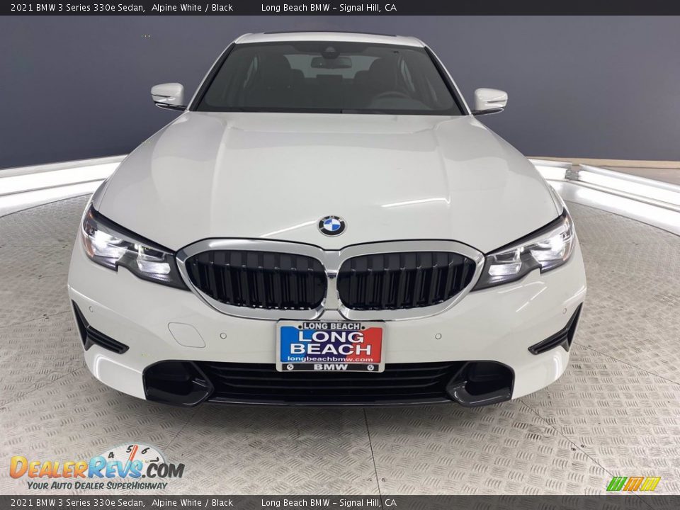 2021 BMW 3 Series 330e Sedan Alpine White / Black Photo #21