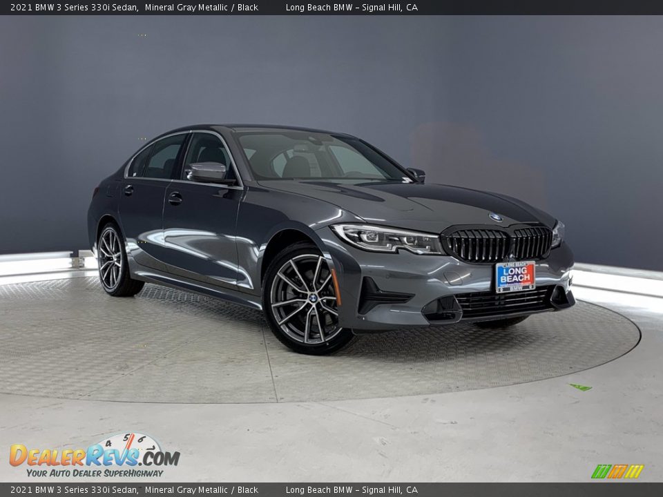 2021 BMW 3 Series 330i Sedan Mineral Gray Metallic / Black Photo #1