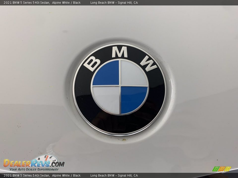 2021 BMW 5 Series 540i Sedan Alpine White / Black Photo #21