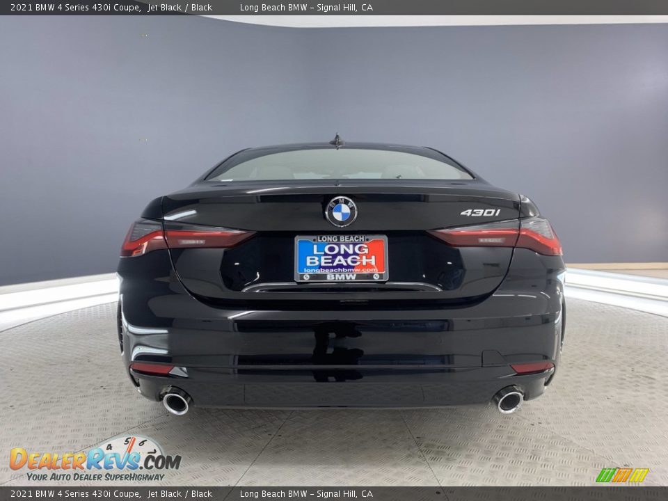 2021 BMW 4 Series 430i Coupe Jet Black / Black Photo #15