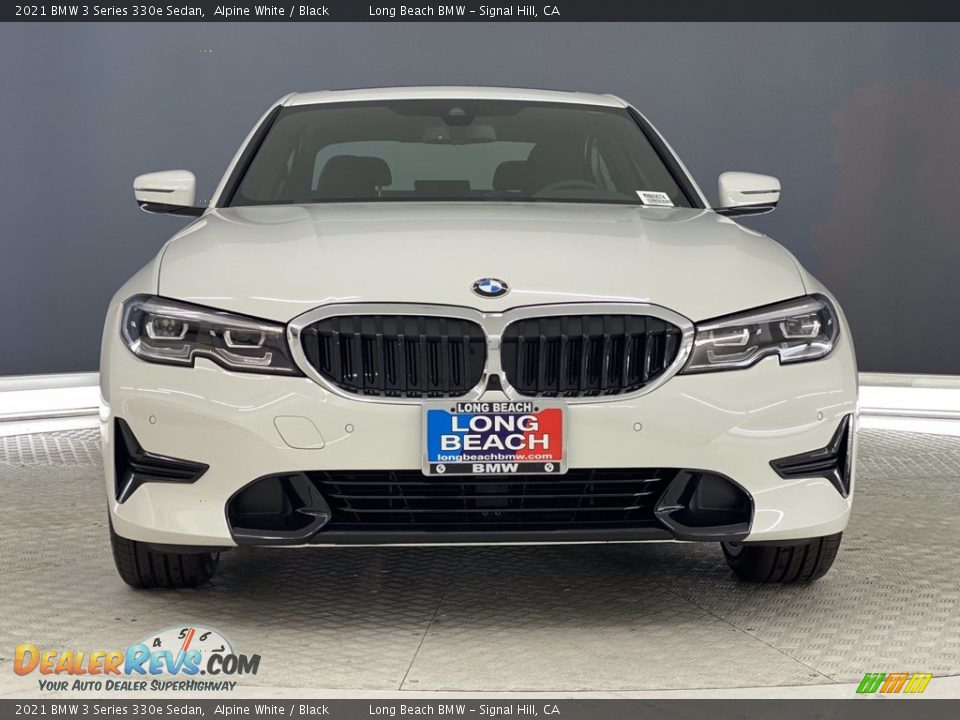 2021 BMW 3 Series 330e Sedan Alpine White / Black Photo #5