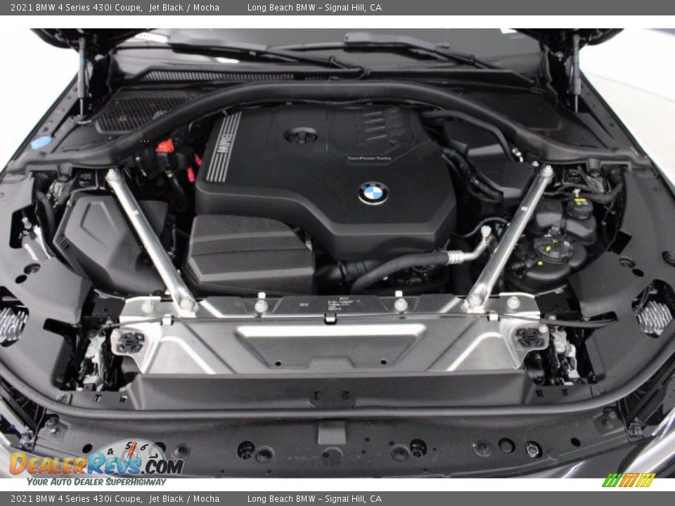 2021 BMW 4 Series 430i Coupe Jet Black / Mocha Photo #19