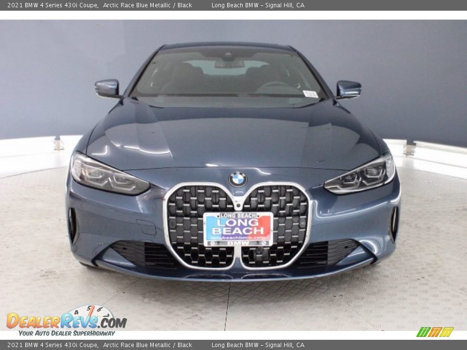 2021 BMW 4 Series 430i Coupe Arctic Race Blue Metallic / Black Photo #2