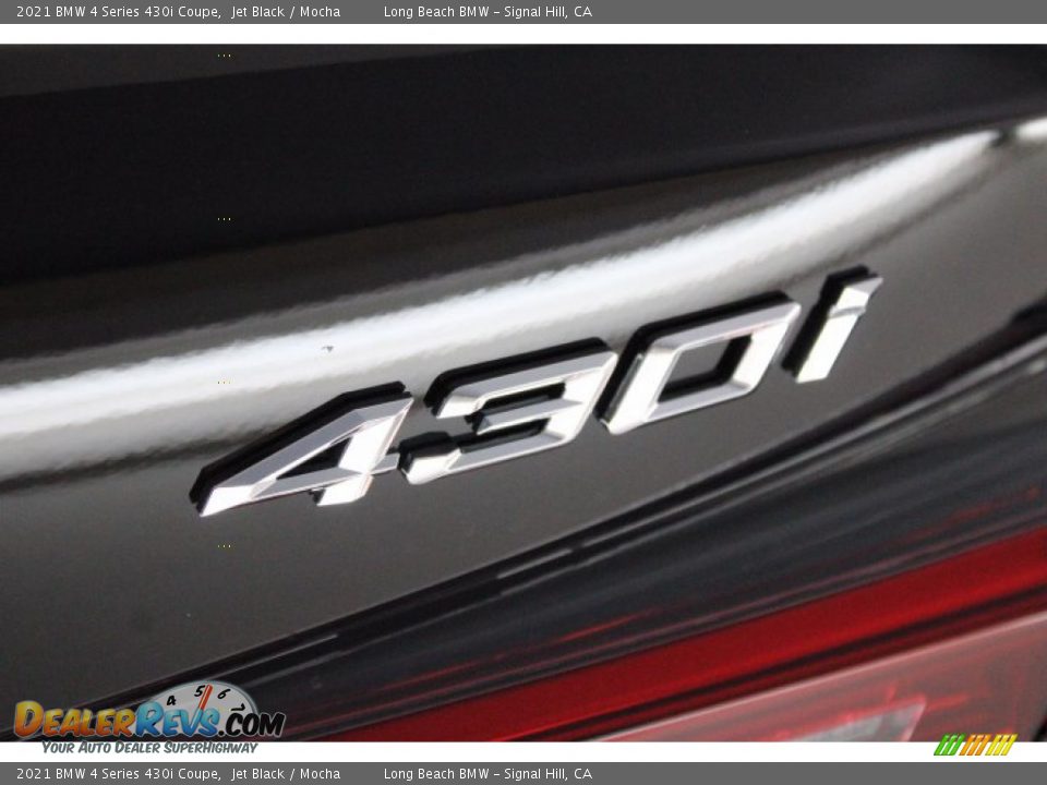2021 BMW 4 Series 430i Coupe Jet Black / Mocha Photo #24
