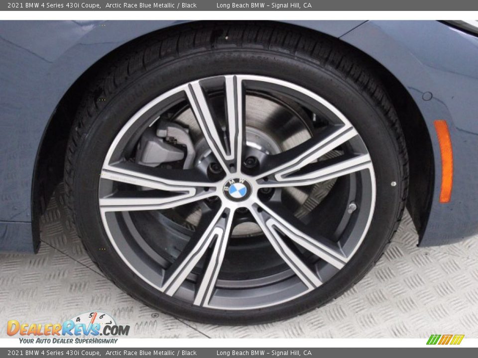 2021 BMW 4 Series 430i Coupe Arctic Race Blue Metallic / Black Photo #3