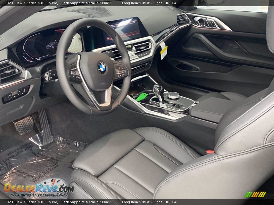 2021 BMW 4 Series 430i Coupe Black Sapphire Metallic / Black Photo #2