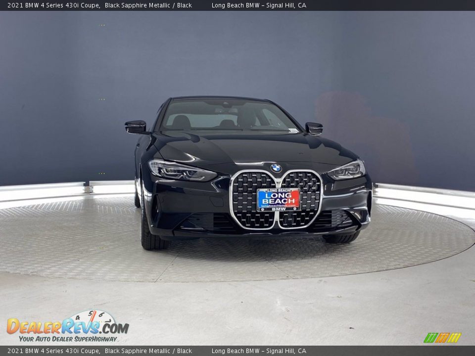 2021 BMW 4 Series 430i Coupe Black Sapphire Metallic / Black Photo #4