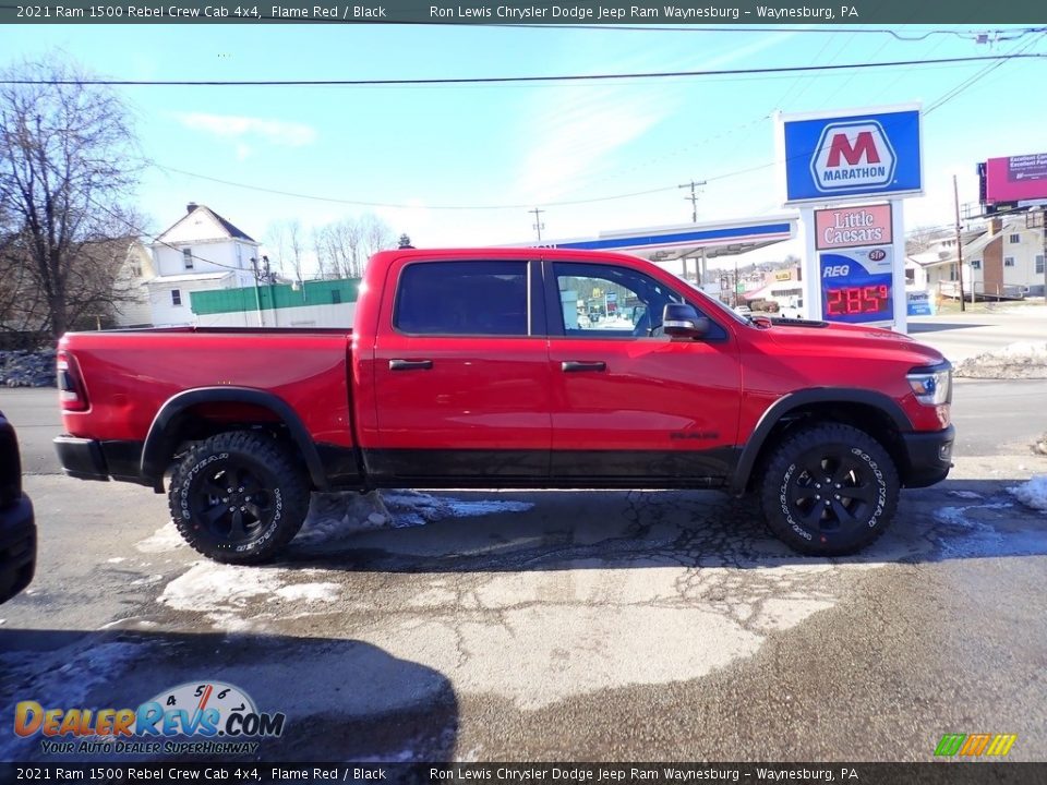 2021 Ram 1500 Rebel Crew Cab 4x4 Flame Red / Black Photo #8