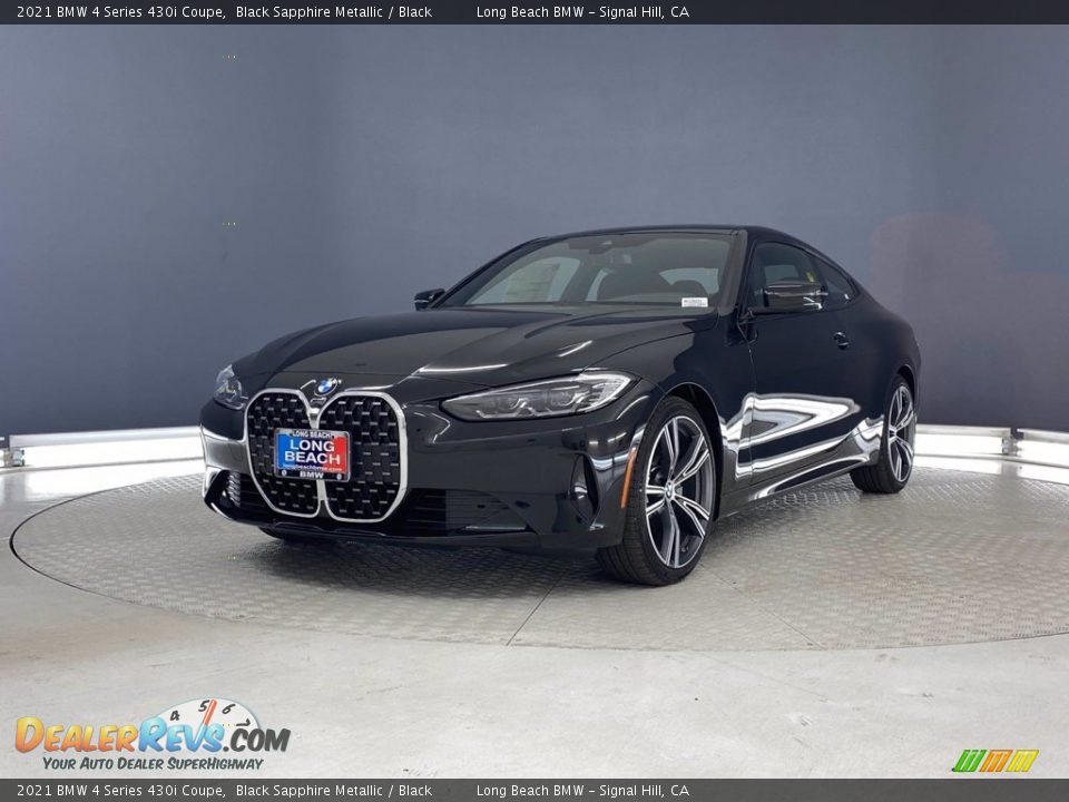 2021 BMW 4 Series 430i Coupe Black Sapphire Metallic / Black Photo #6