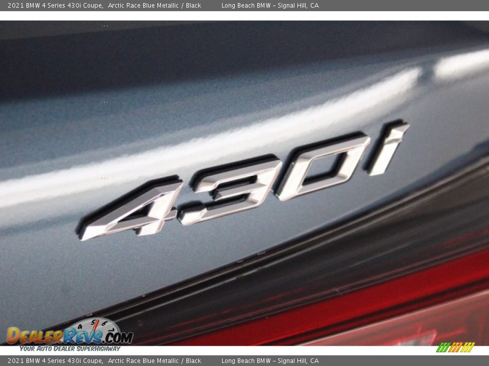 2021 BMW 4 Series 430i Coupe Arctic Race Blue Metallic / Black Photo #24