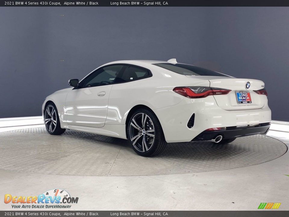 2021 BMW 4 Series 430i Coupe Alpine White / Black Photo #7