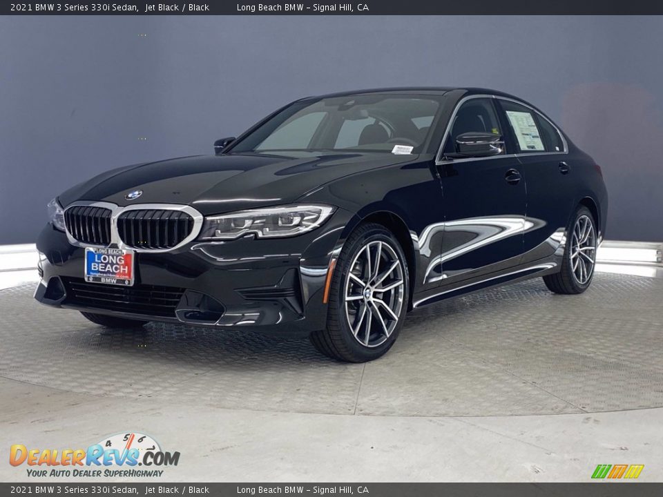 2021 BMW 3 Series 330i Sedan Jet Black / Black Photo #5