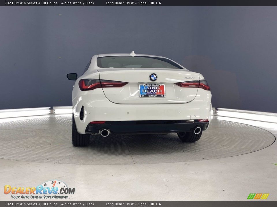 2021 BMW 4 Series 430i Coupe Alpine White / Black Photo #8