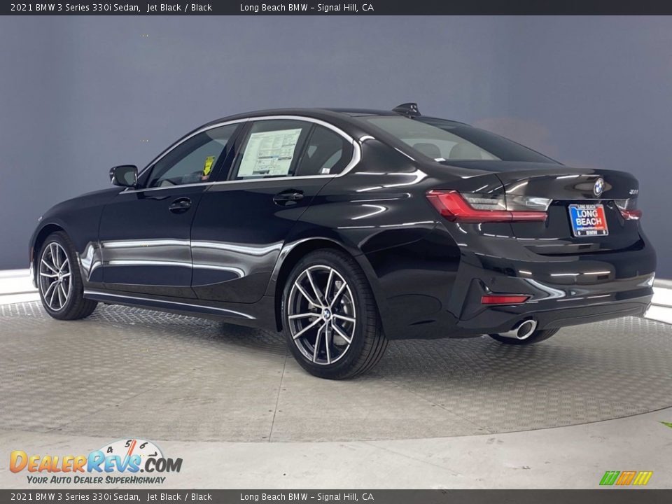 2021 BMW 3 Series 330i Sedan Jet Black / Black Photo #7