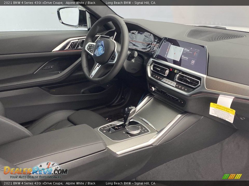 2021 BMW 4 Series 430i xDrive Coupe Alpine White / Black Photo #2
