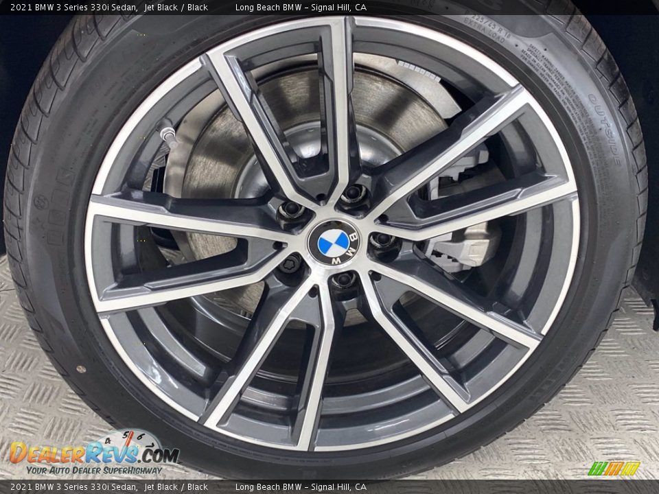2021 BMW 3 Series 330i Sedan Jet Black / Black Photo #10