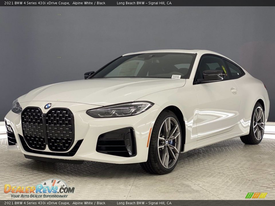 2021 BMW 4 Series 430i xDrive Coupe Alpine White / Black Photo #5