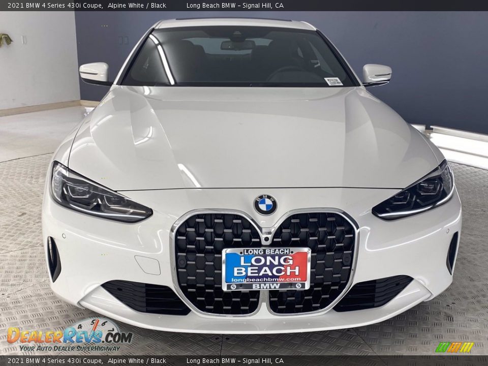 2021 BMW 4 Series 430i Coupe Alpine White / Black Photo #16