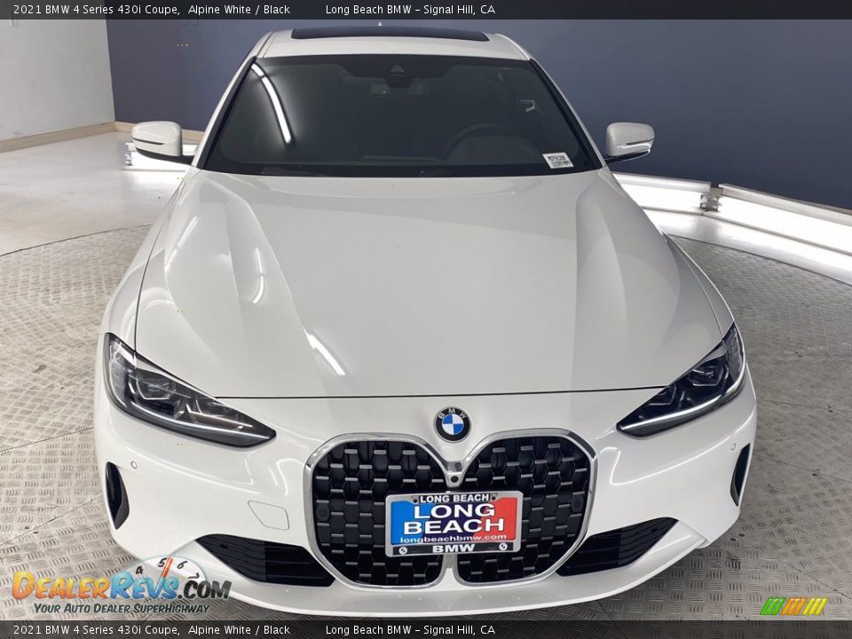 2021 BMW 4 Series 430i Coupe Alpine White / Black Photo #17