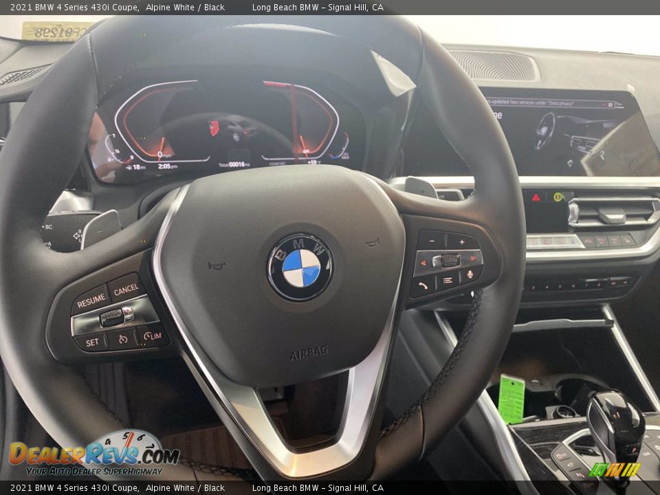 2021 BMW 4 Series 430i Coupe Alpine White / Black Photo #20