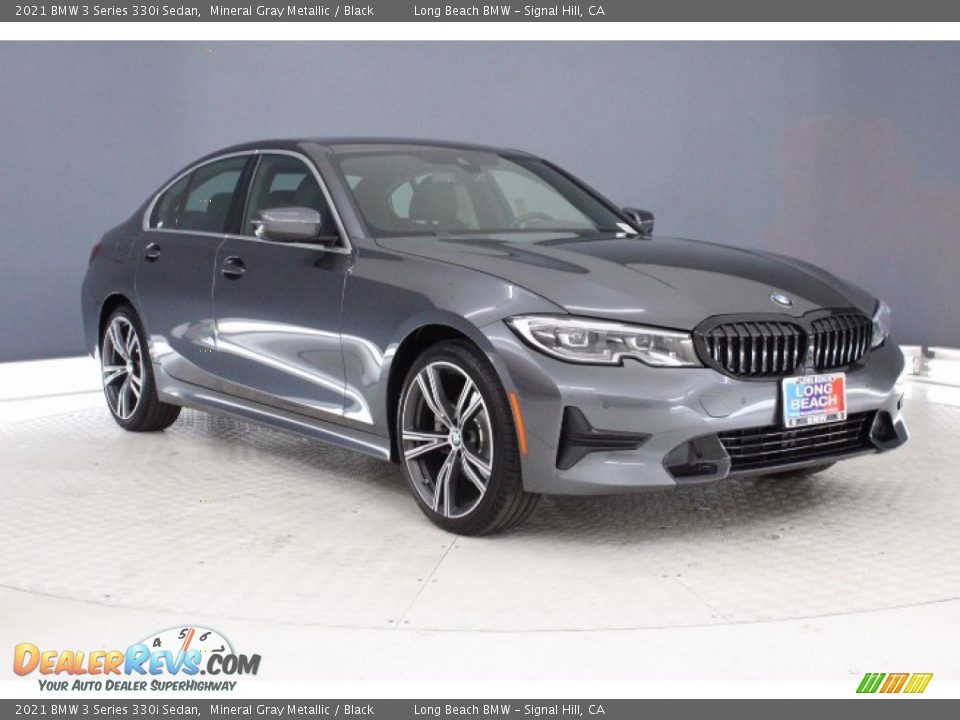 2021 BMW 3 Series 330i Sedan Mineral Gray Metallic / Black Photo #1