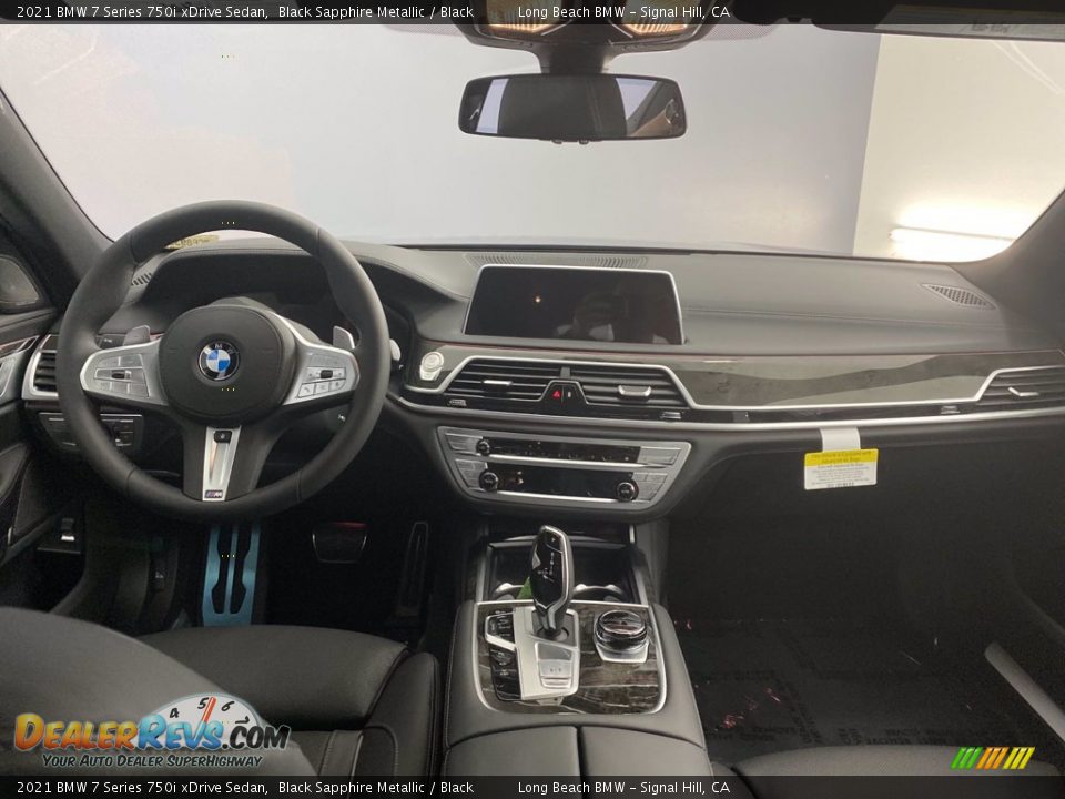 2021 BMW 7 Series 750i xDrive Sedan Black Sapphire Metallic / Black Photo #2