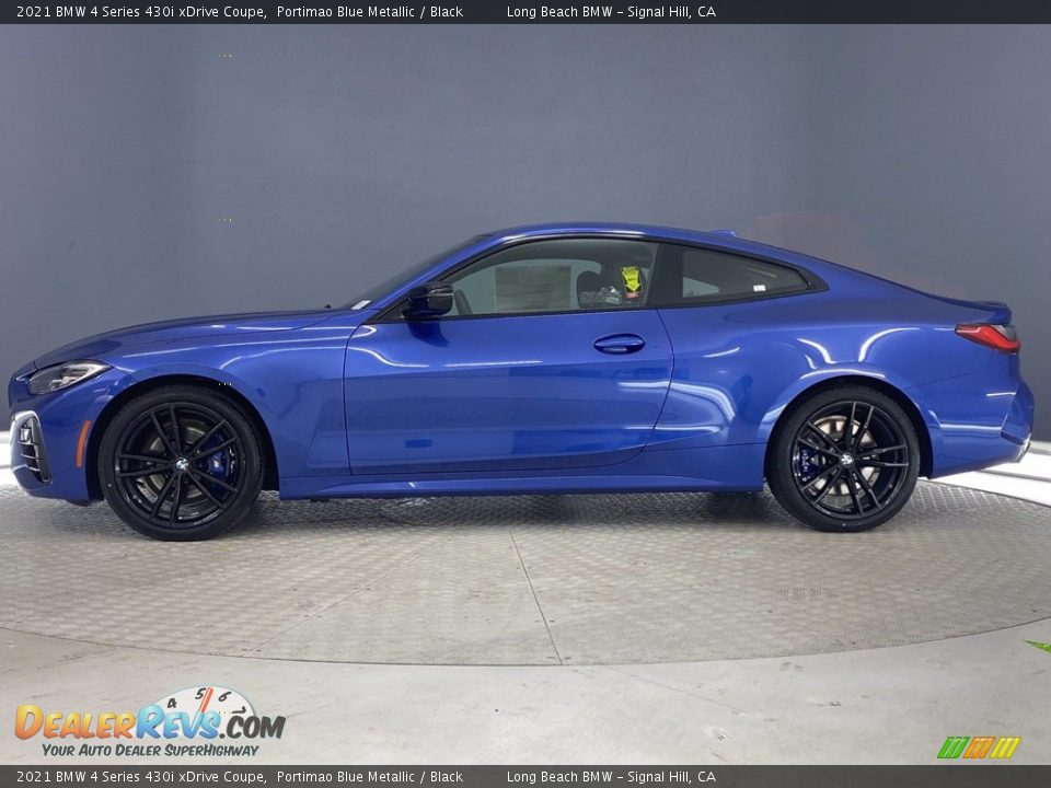 2021 BMW 4 Series 430i xDrive Coupe Portimao Blue Metallic / Black Photo #6