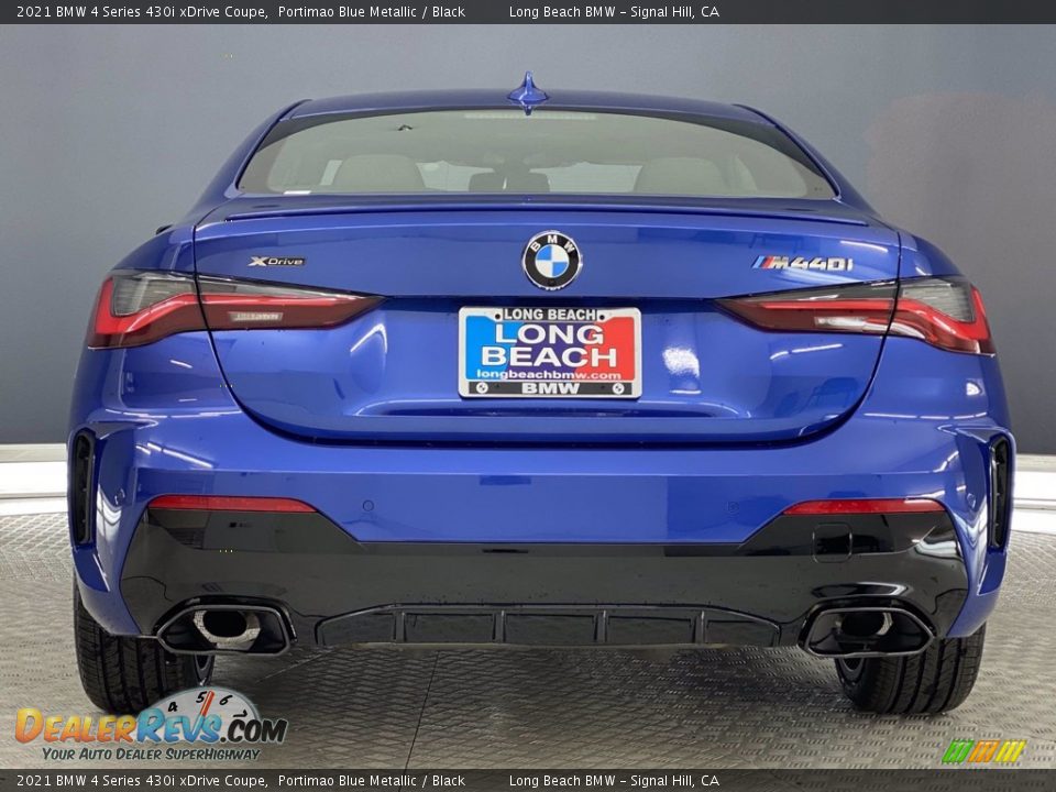 2021 BMW 4 Series 430i xDrive Coupe Portimao Blue Metallic / Black Photo #8