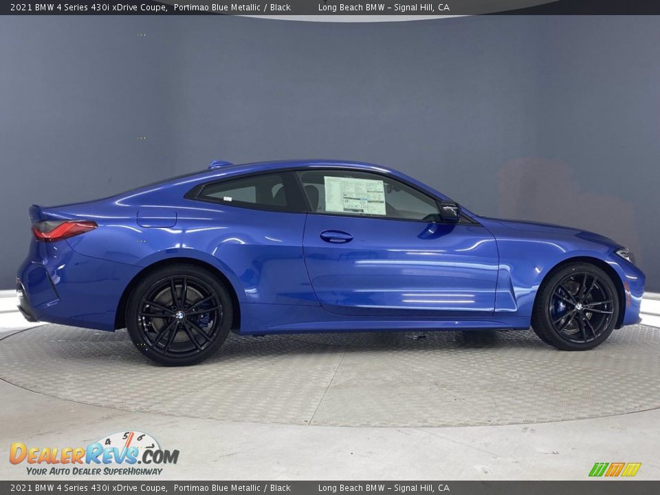 2021 BMW 4 Series 430i xDrive Coupe Portimao Blue Metallic / Black Photo #10